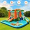 Inflatable Water Slide Bounce House With Splash Pool Ball Pit Climbing Wall Kids